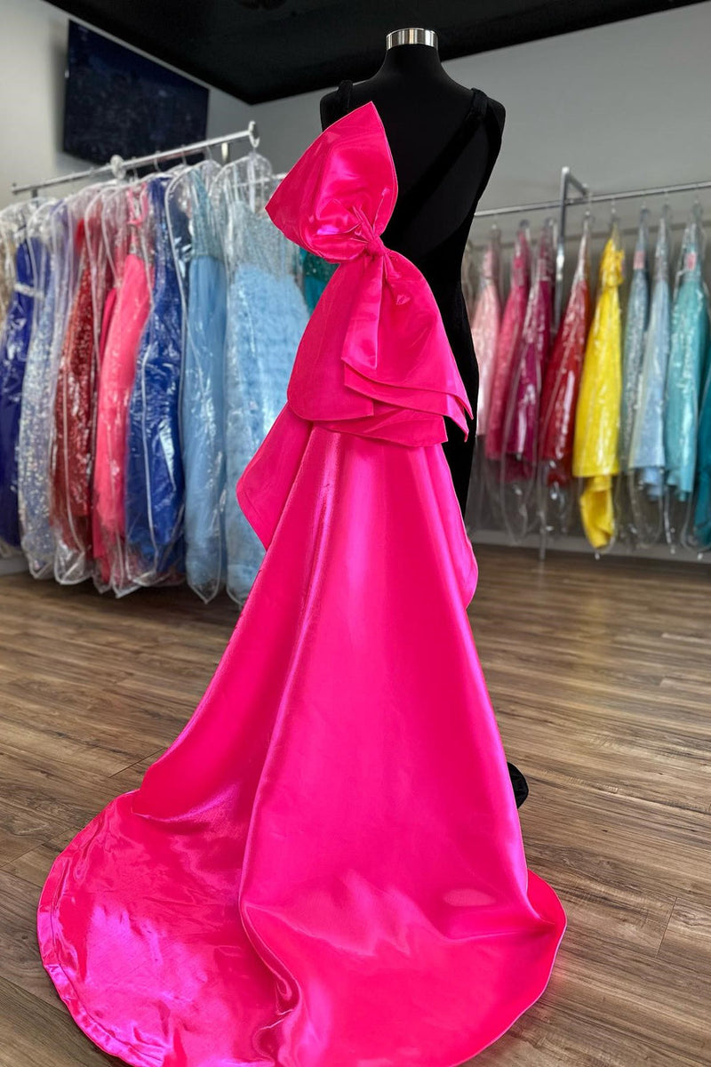 Prom Dress with Big Bow On Back