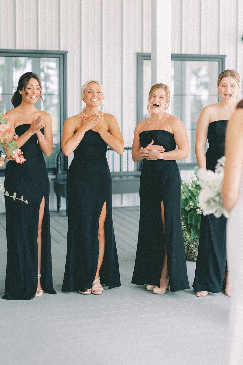 Strapless dress bridesmaid fashion