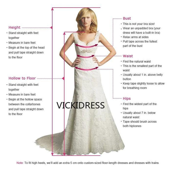 Charming A Line V Neck Satin Sequins Long Prom Dresses with Slit VK110203